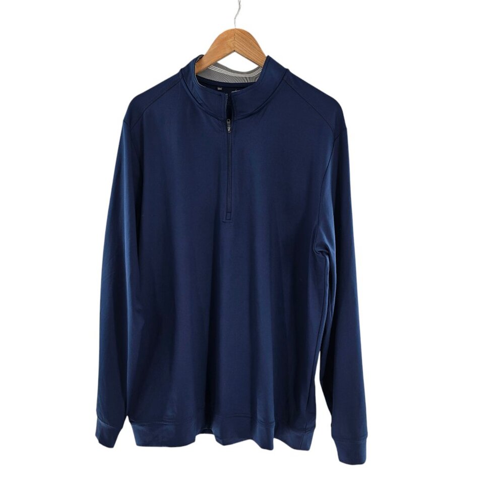 Adidas Lightweight Golf Qtr Zip Navy Blue Size Extra Large